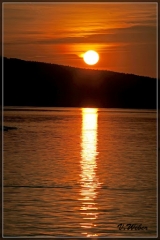 Sonnenuntergang am Greifensee 2012